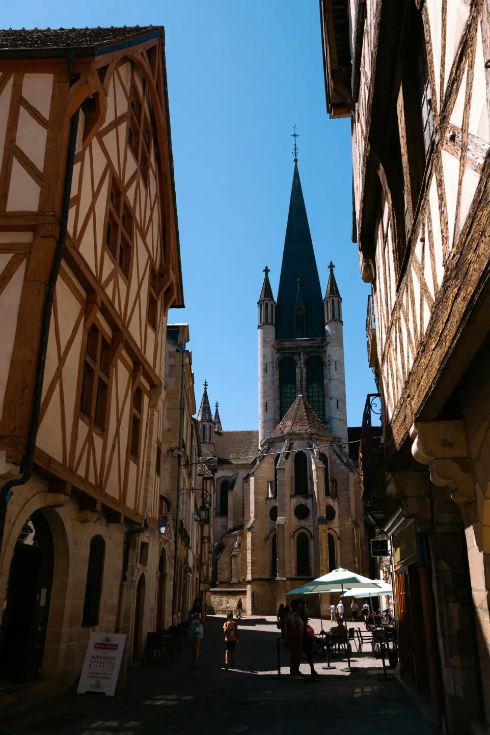 a street with buildings on both sides